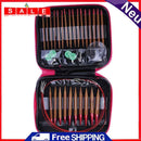 13 Size Changeable Aluminum Circular Knitting Needle Ring Set Crochet Yarn