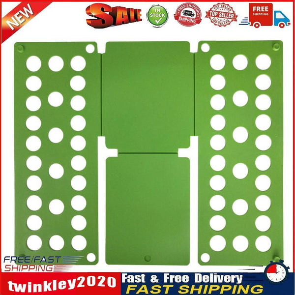 Laundry Folding Board Kids Adjustable Clothes Holder Organzier (Green) Newly