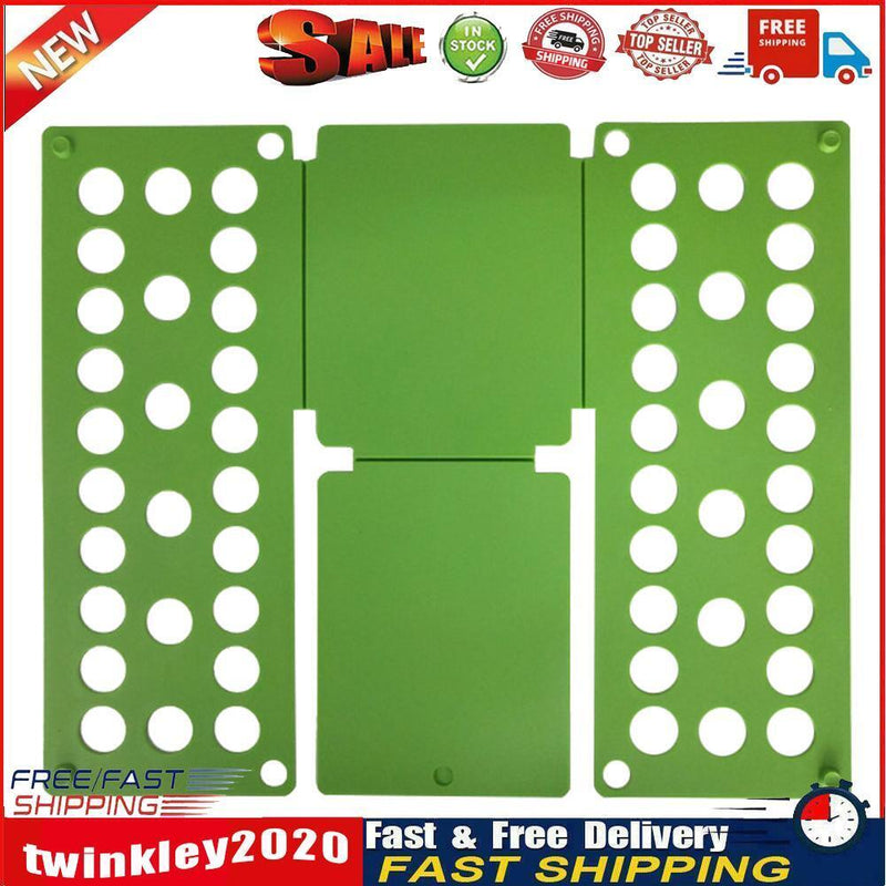 Laundry Folding Board Kids Adjustable Clothes Holder Organzier (Green) Newly