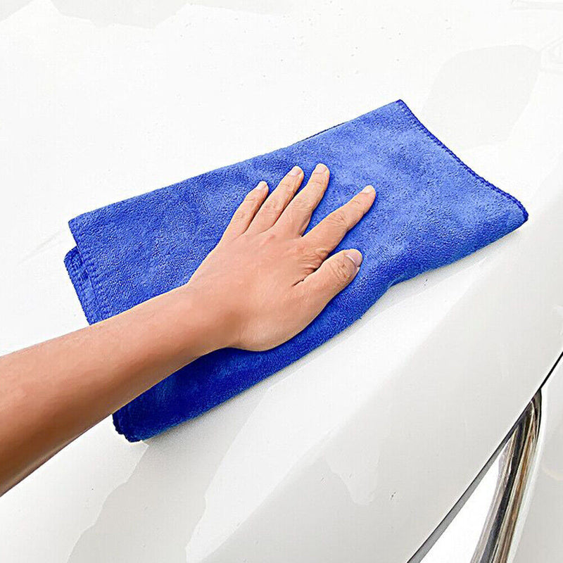 25x25cm Microfiber Car Cleaning Towel Motorcycle Washing Duster (5pcs) Newly