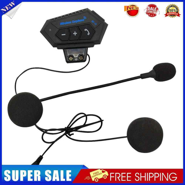 BT12 Hands Free Bluetooth 4.0 Headset for Motorcycle Helmet Intercom Interphone