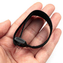 20pcs Fishing Rod Tie Holder Strap Suspenders Fastener Loop Belts (Black) Newly