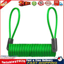 4ft Bicycle Motorcycle Disc Lock Reminder Cable Bike Accessories (Green) Newly
