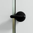 Public Toilet Partition Nylon Plastic Handle Indicator Lock Black Door Lock