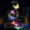 LED Solar Wind Chime Butterfly Light Color Changing IP65 Hanging Lamp (C) Newly