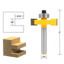 1/4" Shank T-Shape Slot Milling Cutter Router Bit Woodworking Edge Snow