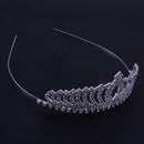 Broadroot Bride Crystal Crown Heart Headdress Wedding Party Romatic Elegant L