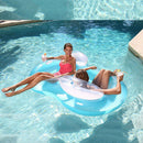 8 Shaped Inflatable Pool Water Lounger Floating Party Beach Double Swimming