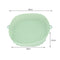 Silicone Air Fryer Liner Reusable Oven Baking BBQ Fryer Pan Mat (Green)