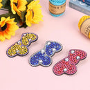 3pcs Love Heart DIY Full Drill Diamond Painting Hair Clip Rhinestone Hairpins
