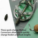 Line Holder Trough Fishing Feeder Fishing Rigs Connector Bead Terminal Bead