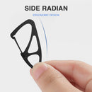 10pcs Stainless Steel Carabiner Set Outdoor Portable Mountaineering Buckle Cl