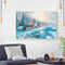 DIY Winter Scene Painting By Numbers Frameless Hand Painted Artwork Wall Decor