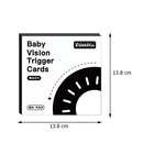 Educational Visual Brain Training Card Children Animal Food Cognition Cardb