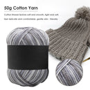 Gradient Color Milk Cotton Yarn Scarf Sweater Crochet Knitting Yarn (G) Newly