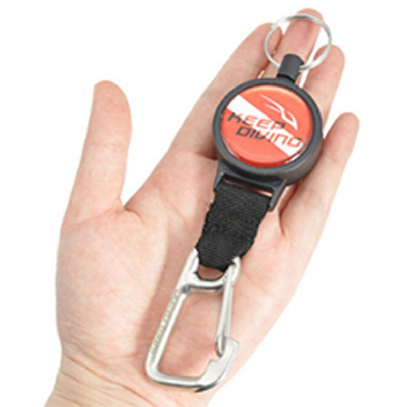 Diving Spring Rope Quick-release Buckle Diving Wire Lanyard Dive Safety Tool