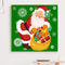 Paint By Numbers Kit DIY Christmas Santa Colouring Oil Picture Ornament