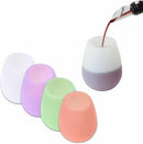 Unbreakable Silicone Wine Glasses Stemless Shatterproof Flexible Rubber Cups