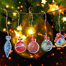 Double-side 5D Diamond Painting DIY Hanging Christmas Trees Pendant (GP010)