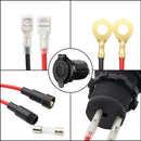 Car Boat ATV RV Cigarette Lighter Socket Waterproof 12V Power Outlet with Wires