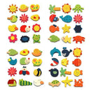 12PCS Wood Cute Fridge Magnet Alphabet Animal Early Educational Baby Kids I0C6
