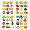 12PCS Wood Cute Fridge Magnet Alphabet Animal Early Educational Baby Kids I0C6