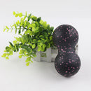 Peanut Massage Ball Body Fascial Yoga Exercise Fitness Ball (Black Pink) Newly