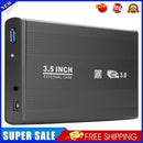 3.5 inch SATA HDD SSD Enclosure Box Hard Drive Disk External Case (USB3.0)
