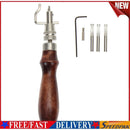 5 in1 DIY Leathercraft Adjustable Pro Stitching Groover Crease Leather Tool