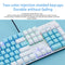 Mechanical 104 Keys Gaming Keyboards USB Wired (Red Axis Blue+White)