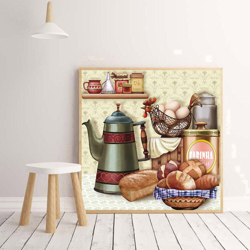 Kettle Mosaic Drill Point Diamond Painting Rhinestone Handicraft Bedroom Decor