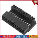 90 Degree Desktop Motherboard ATX 24Pin Female to 24Pin Male Power Adapter