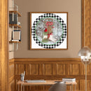 5D DIY Full Round Drill Diamond Painting Kit Christmas Wreath Drawing Ornamen