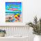 Welcome Summer Oil Paint By Numbers Kits DIY Handpainted on Canvas Wall Art Gift