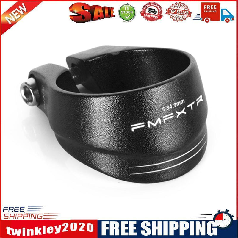34.9mm Bicycle Saddle Seat Tube Clamp MTB Road Bike Seatpost Clamps (Black)