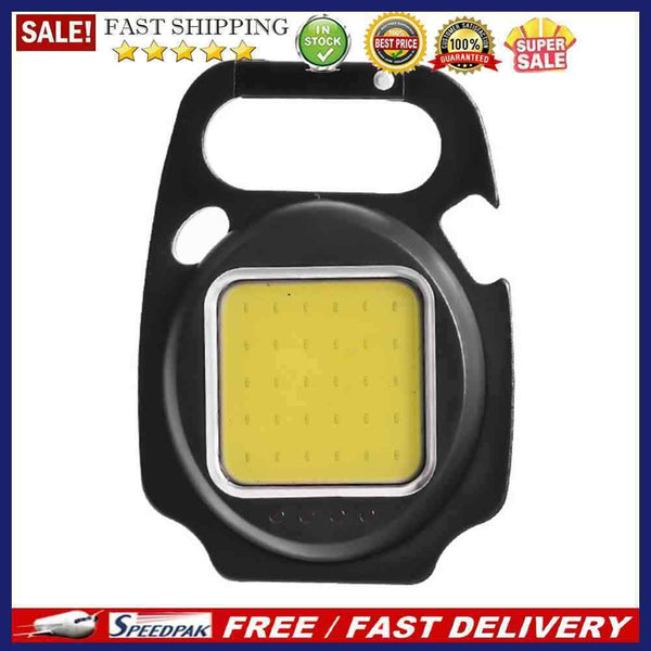 Multifunctional Portable USB Rechargeable Mini Keychain Camping Flashlight