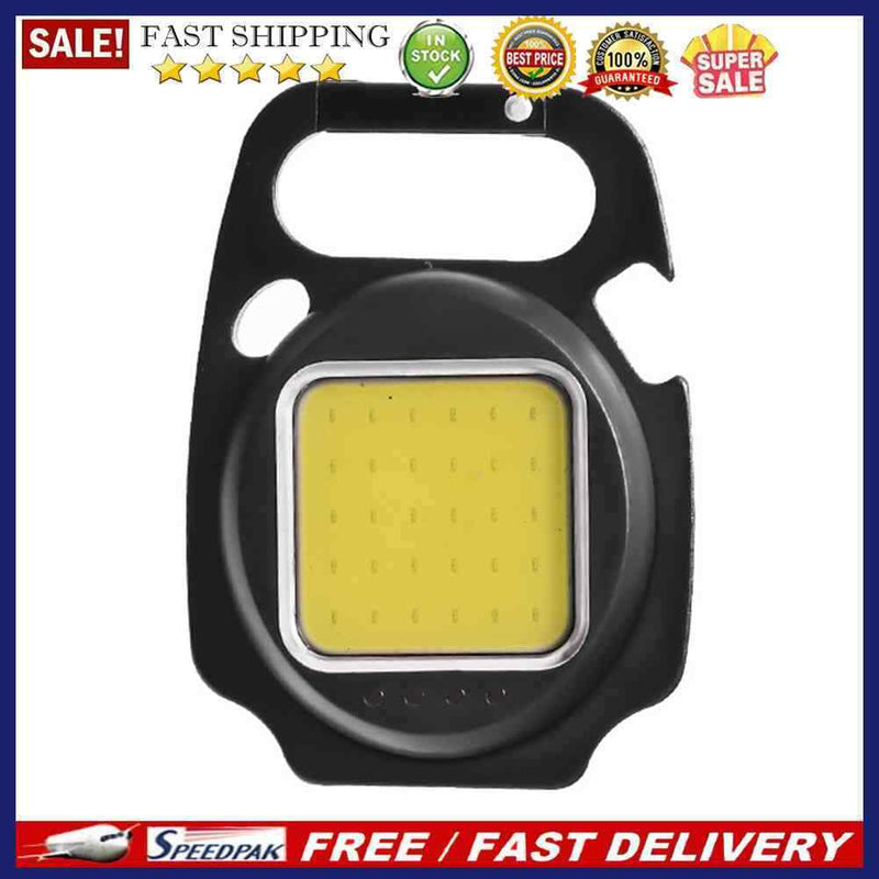 Multifunctional Portable USB Rechargeable Mini Keychain Camping Flashlight