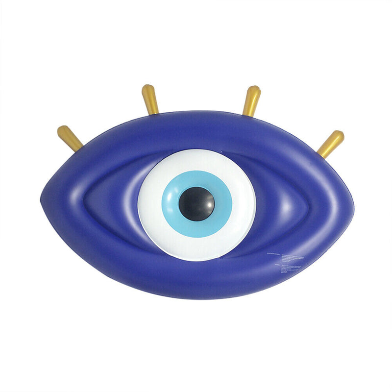 #A Inflatable Eyeball Floating Mattress Pool Lounge Chairs Float Water Sports To