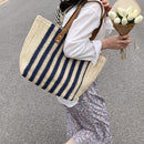 Straw Woven Underarm Shoulder Bags Women Summer Beach Female Shopper Handbags