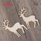 Decorations Christmas Tree Hanging Reindeer Hanging Card Wooden Elk Decor
