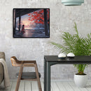 Oil Painting By Numbers Cherry Blossom Girl Picture Coloring Paints Home Decor