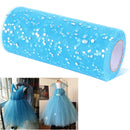 Glitter Sequin Tulle Roll 25 yards 15cm Spool Tutu Wedding Decoration