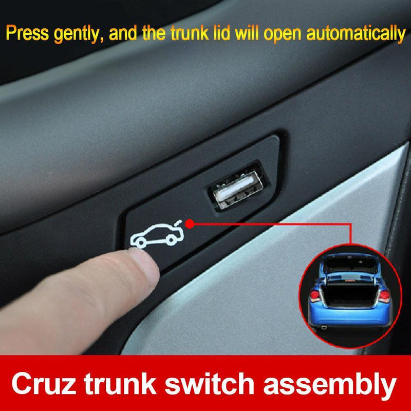 Car Trunk Open/Close Button Switch Mounting w/USB Port for Ch