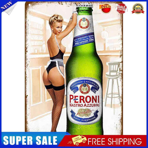 Beer Plate Metal Tin Sign Shabby Plaque for Bar Pub Club Home Decor (2)