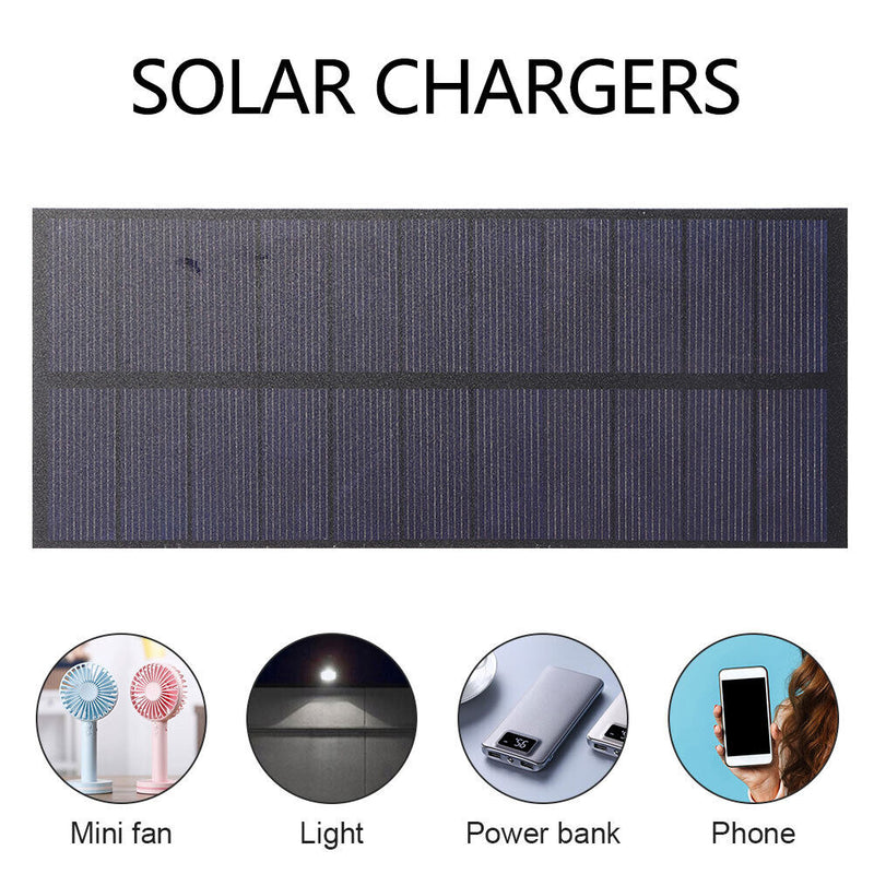 Portable 2.5W Solar Panel Charger Outdoor Mobile Phone Power Battery Charging