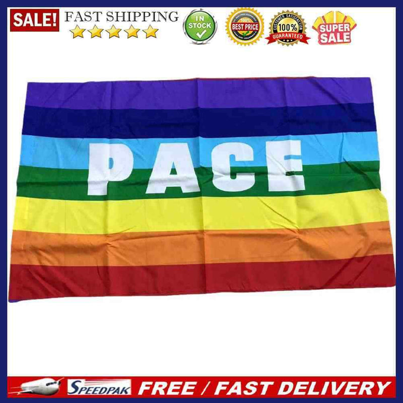 90*150cm Peace Flag Without Flagpole For Indoor and Outdoor Decorations