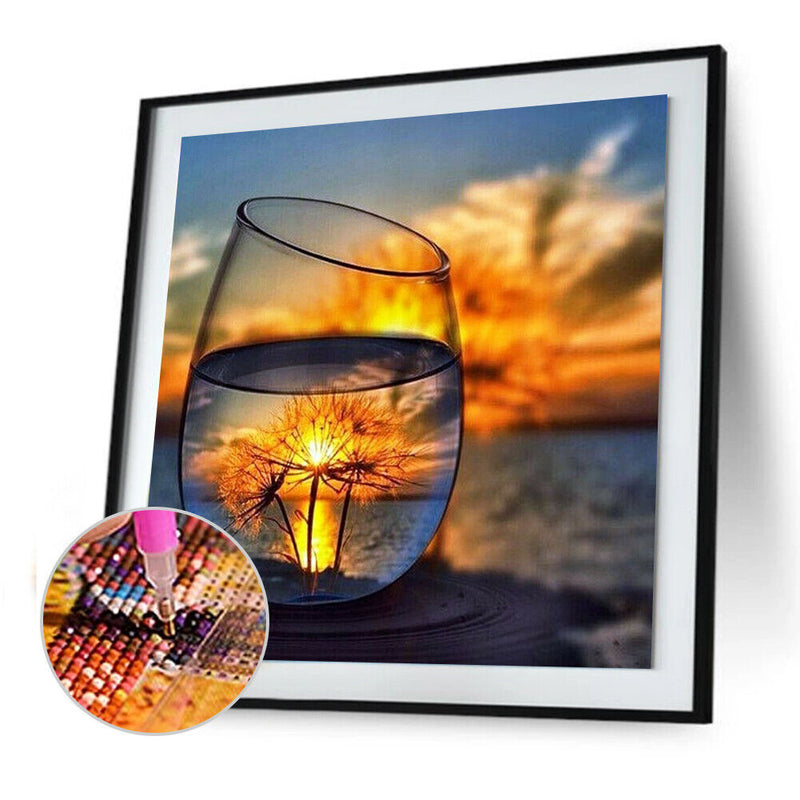 Cup Shot 5D DIY Full Round Drill Diamond Painting Art Cross Stitch (WB092) Newly