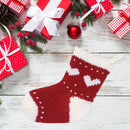 Christmas Knitting Stockings Acrylic Hanging Gifts Christmas Tree Bag (02) Newly