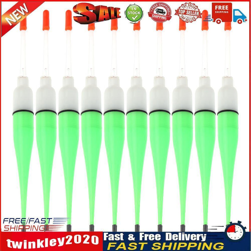 10pcs Plastic Luminous Floating Night Fishing Electronic Tackles Accessory Newly