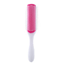 9 Rows Styling Brush Straight Curly Hair Detangling Massage Comb (White) Newly